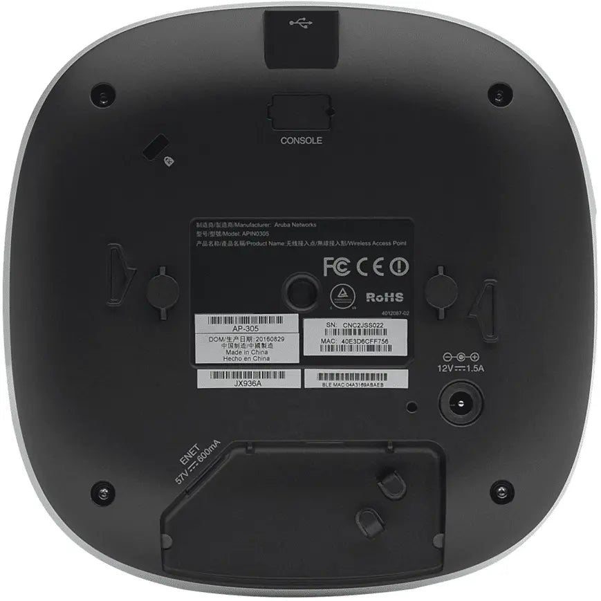 Point d’accès instantané HPE Aruba IAP-305 (RW) Instant 2x/3x 11ac (JX945A) Connecto.ma