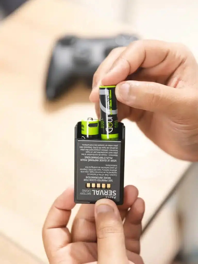 Goui Piles Rechargeables avec port Type-C AA (2 pièces) (G-AATC) - Connecto.ma