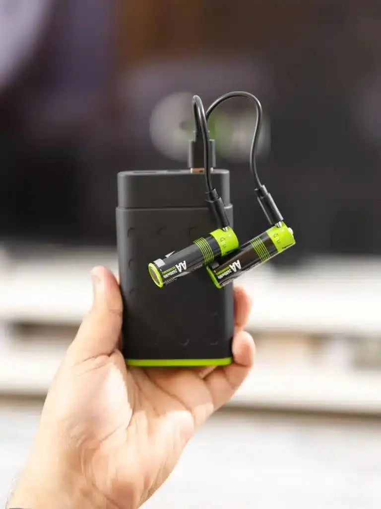 Goui Piles Rechargeables avec port Type-C AA (2 pièces) (G-AATC) - Connecto.ma