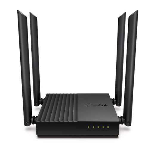 Routeur TP-Link Archer A64 AC1200 WiFi MU-MIMO — vue face — Maroc