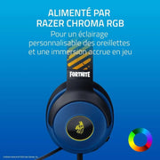 Razer Kraken v3 X – Fortnite Edition Casque Gaming — vue 5 — Connecto.ma