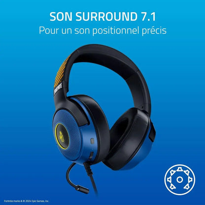 Razer Kraken v3 X – Fortnite Edition Casque Gaming (8886419371809) Connecto.ma
