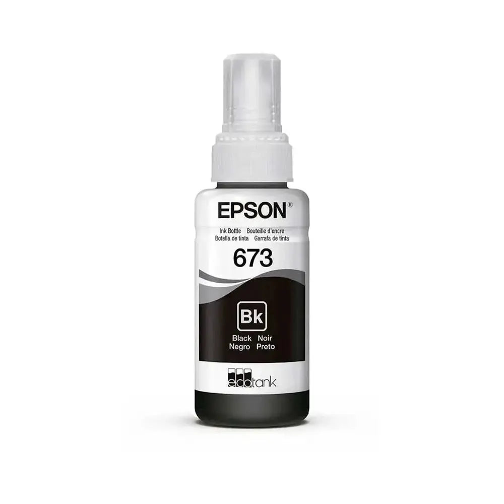 Epson 673 BK Noir – Bouteille d’encre Epson d’origine — Connecto.ma