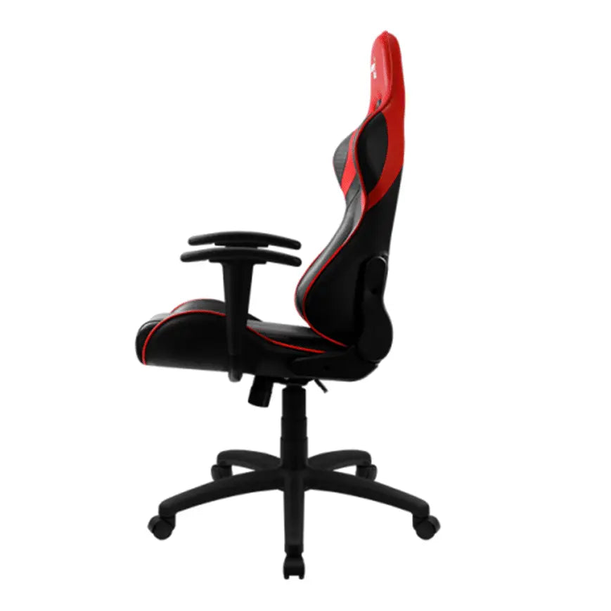 Chaise gamer Aerocool AC100 AIR – Rouge Noir — vue 3 — Connecto.ma