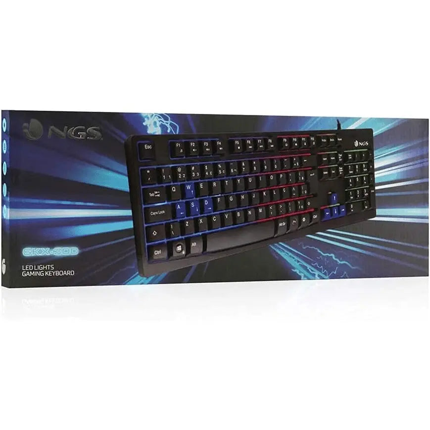 Clavier avec fil Gamer NGS GKX-300 – RGB — vue 6 — Connecto.ma