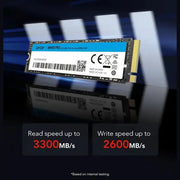 Disque dur interne SSD LEXAR 1TB NM610 PRO M.2 2280 PCIe Gen3x4 NVMe — vue 2 — Connecto.ma