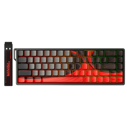 AULA WIN 68 HE MAX – 8000 Hz & Switchs Magnétiques (Rouge Noir) Connecto.ma