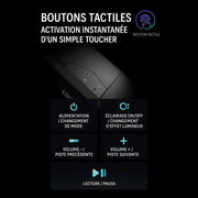 Enceintes Bluetooth Edifier M25 RGB – Son Stéréo HD — vue 3 — Connecto.ma