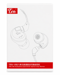 Écouteurs intra-auriculaires HiFi Linsoul TRN V80 (bleus)