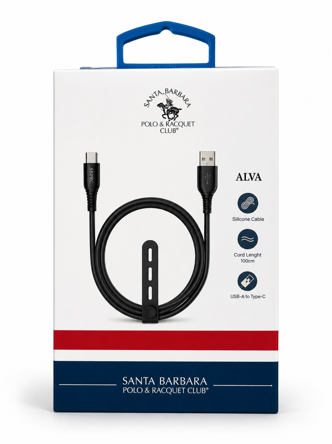 Câble de charge de données ALVA 60W USB-C vers Lightning – Santa Barbara Polo Racquet Club