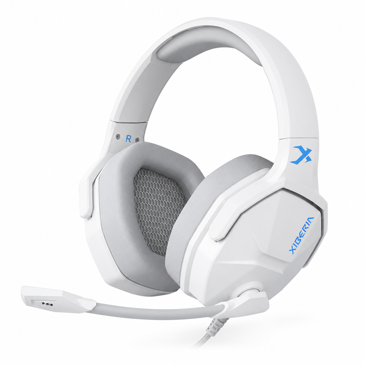 Siberia V13 Pro – Casque Gaming 7.1 USB avec Micro (Blanc)