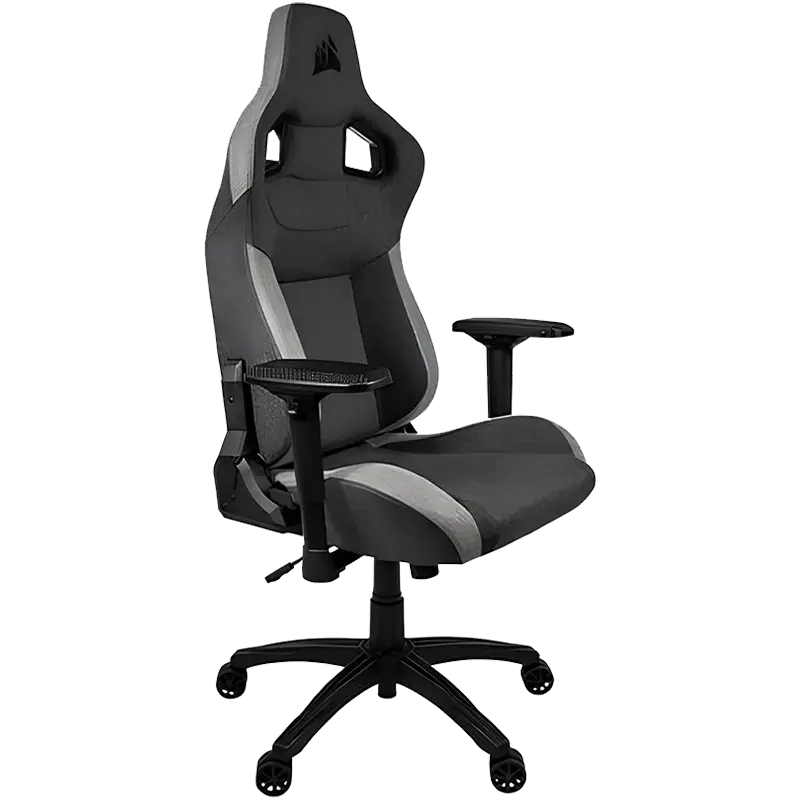 CORSAIR T3 RUSH Chaise Gamer – Charcoal/ Gris — vue 2 — Connecto.ma