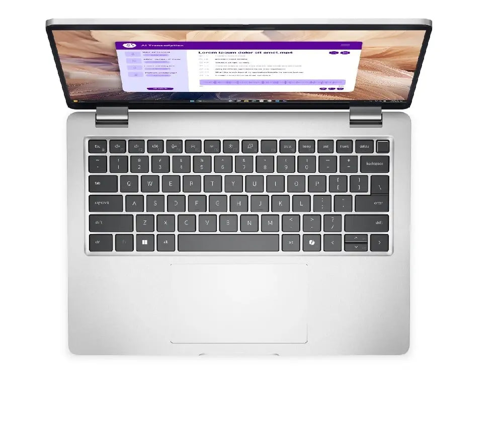 Ordinateur Portable Dell Pro 14 (DELLPRO14-U7-W) Processeur Intel® Core™ Ultra?7?255U (12 cœurs (Performance + Efficiency), jusqu’à 5,2?GHz, NPU Intel AI Boost de 12?TOPS)