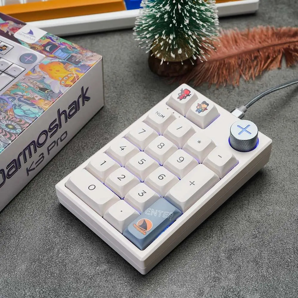 Darmoshark K3 PRO – Clavier Mécanique Bluetooth 19 Touches — vue 2 — Connecto.ma