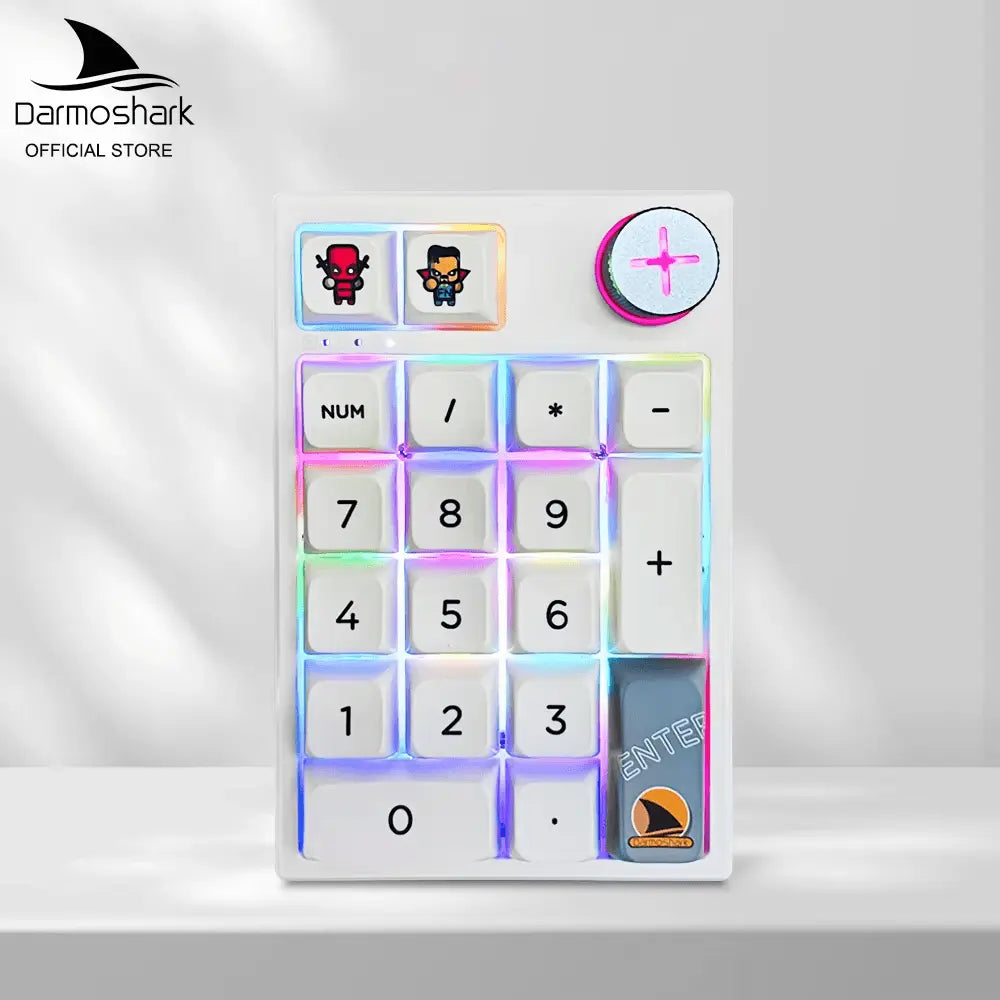 Clavier mécanique numérique filaire et sans fil Bluetooth Darmoshark K3 PRO, 19 touches Connecto.ma