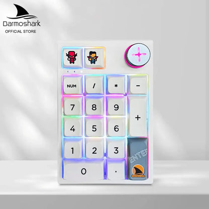 Clavier mécanique numérique filaire et sans fil Bluetooth Darmoshark K3 PRO, 19 touches Connecto.ma