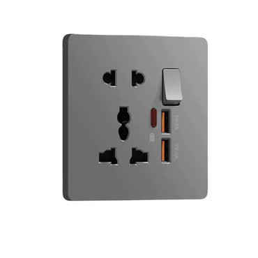 Prise Murale Multifonction 20W avec Charge Rapide et Ports USB-C/USB-A Connecto.ma