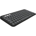 Logitech Pebble Keys 2 K380s – Mini Clavier Sans Fil Bluetooth (Graphite)