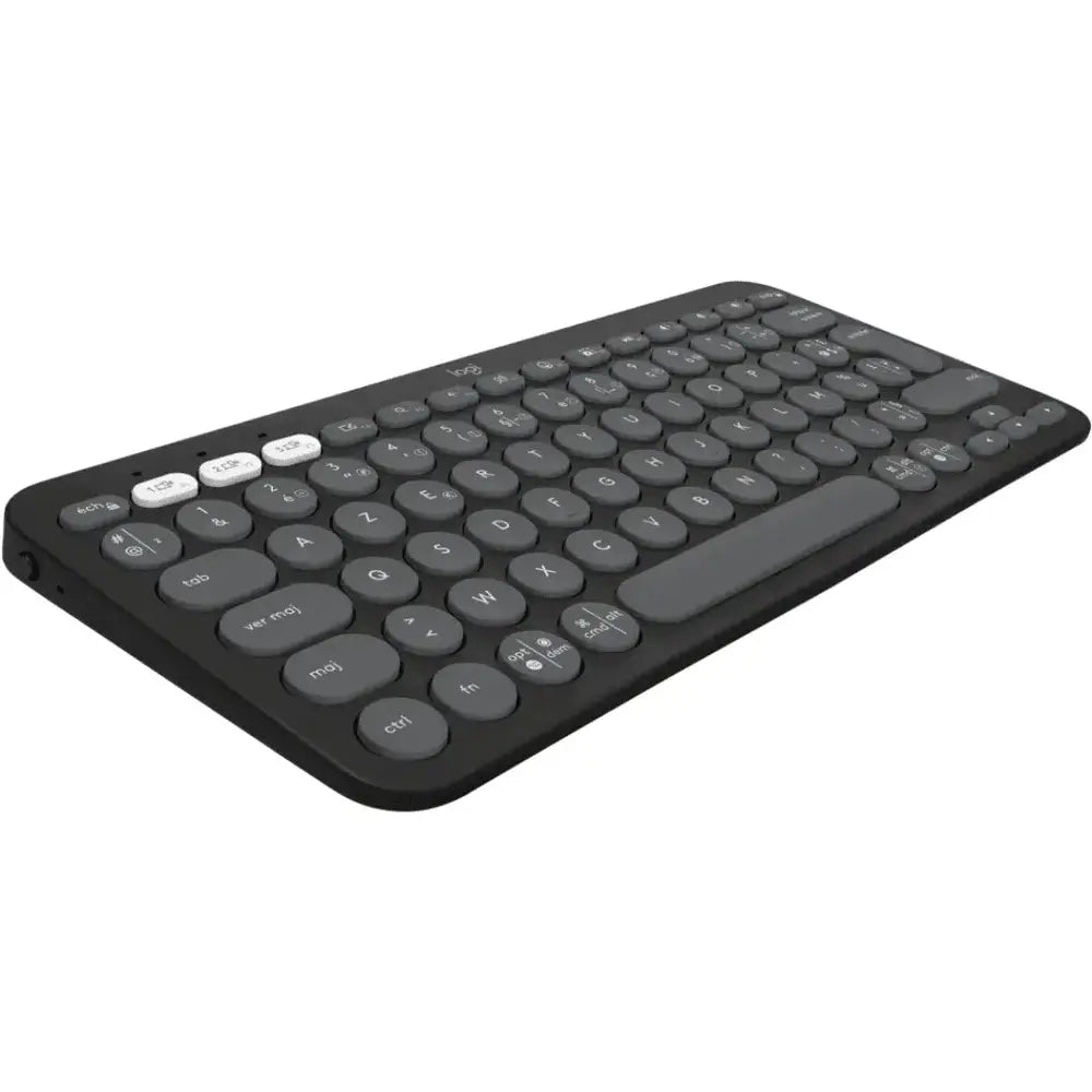 Logitech Pebble Keys 2 K380s – Mini Clavier Sans Fil Bluetooth (Graphite) — Connecto.ma