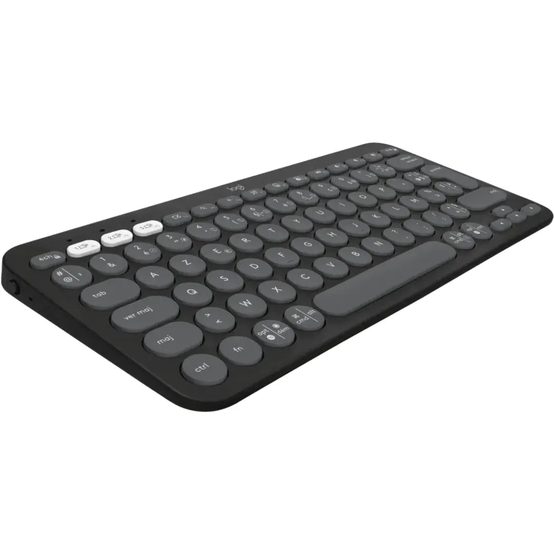Logitech Pebble Keys 2 K380s – Mini Clavier Sans Fil Bluetooth Graphite | Connecto Connecto.ma