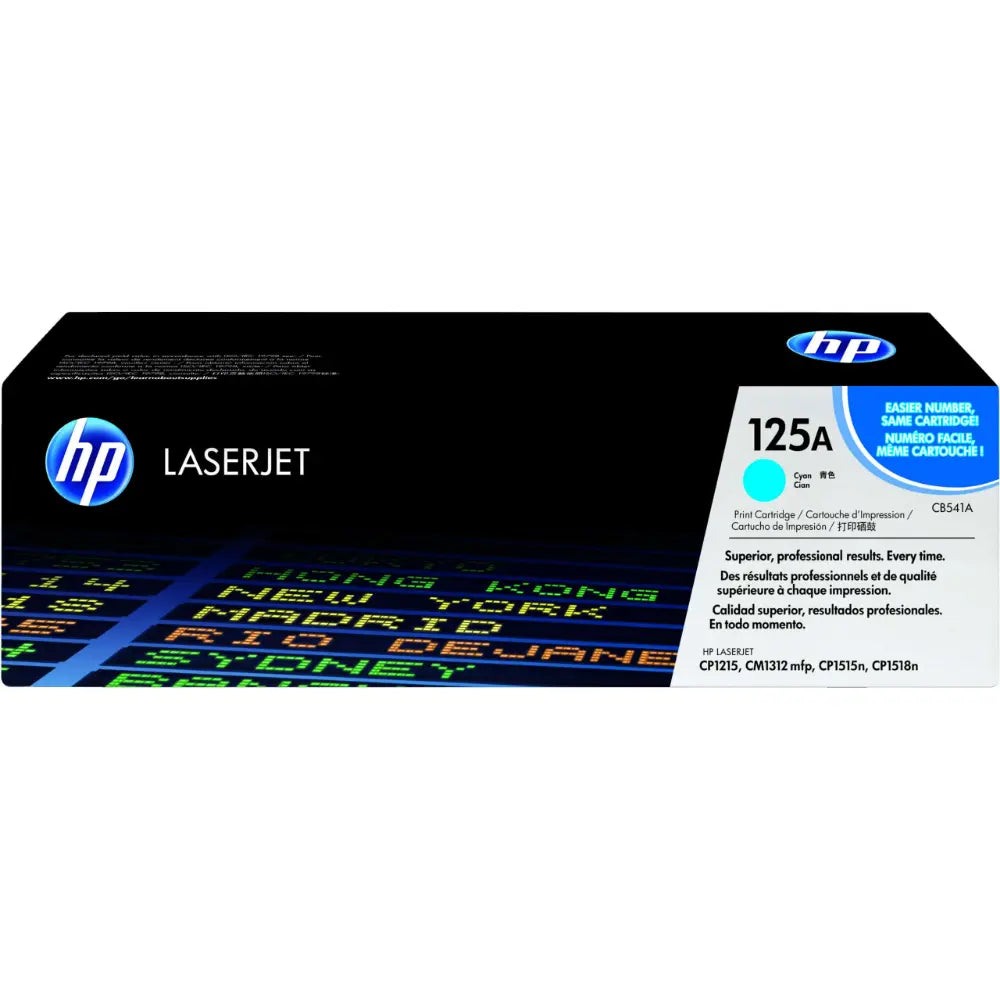 HP 125A Cyan – Toner HP LaserJet d’origine (CB541A) Connecto.ma