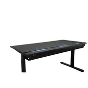 Bureau Gamer ELVATEX RGB CARBON – Noir — Connecto.ma