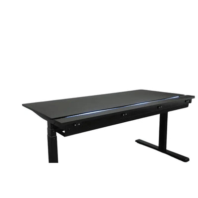 Bureau Gamer ELVATEX RGB CARBON – Noir — Connecto.ma