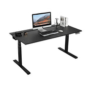 Bureau Gamer ELVATEX RGB CARBON – Noir — vue 2 — Connecto.ma