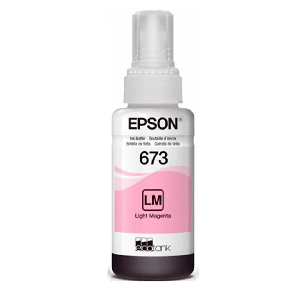 Epson 673 LM Magenta Clair – Bouteille d’encre Epson d’origine — Connecto.ma