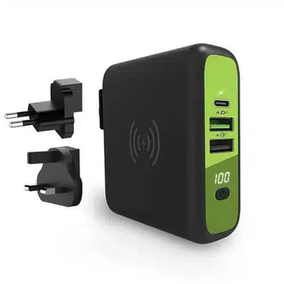 Chargeur Sans Fil +Powerbank Goui Mbala – 8000 mAh Qi + Chargeur mural — Connecto.ma