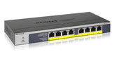 Switch NETGEAR 8 ports PoE+ GS108PP 83W — vue avant — Maroc