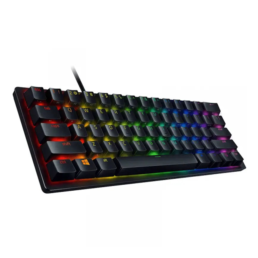Clavier avec fil Razer Huntsman Mini – Razer Optical Purple — vue 2 — Connecto.ma