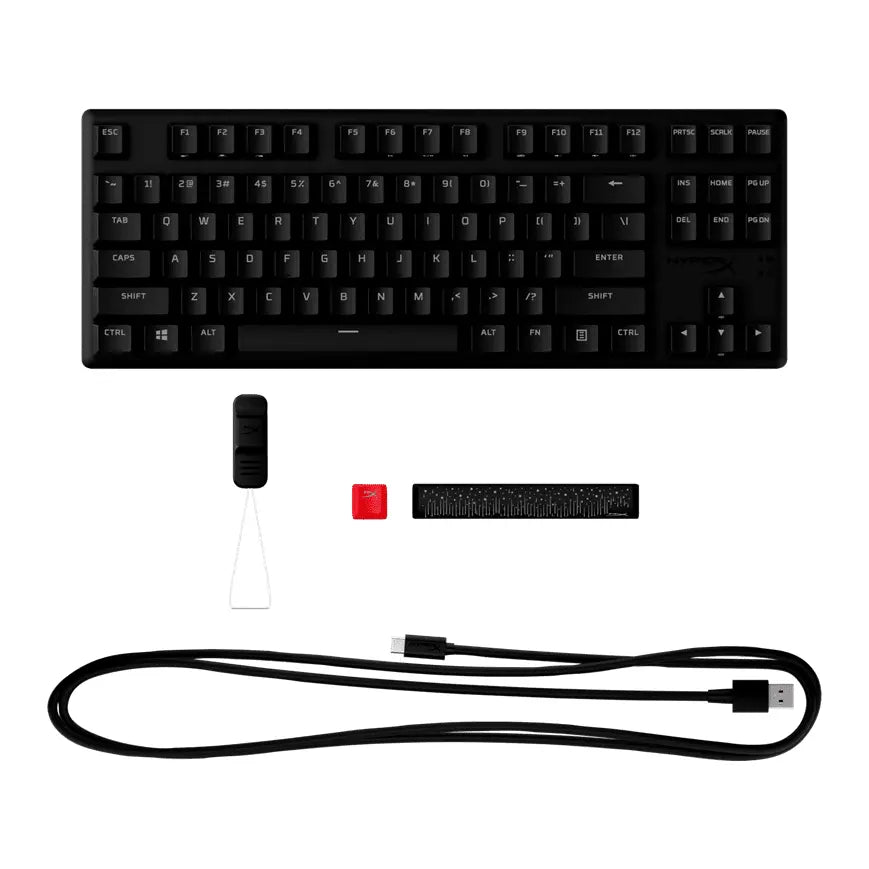 HyperX Alloy Origins Core PBT – Clavier mecanique Gaming RGB – Red Switch (639N7AA#ABF) — vue 4 — Connecto.ma