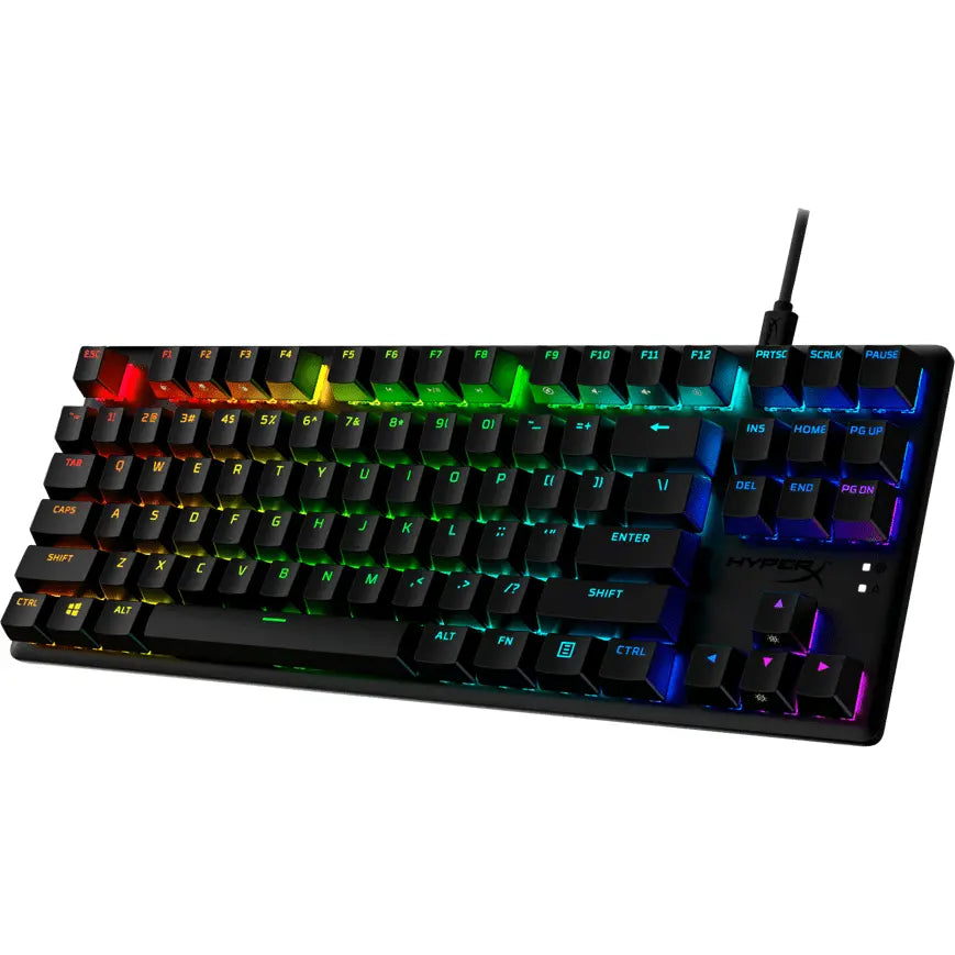 HyperX Alloy Origins Core PBT – Clavier mecanique Gaming RGB – Red Switch (639N7AA#ABF) — vue 3 — Connecto.ma