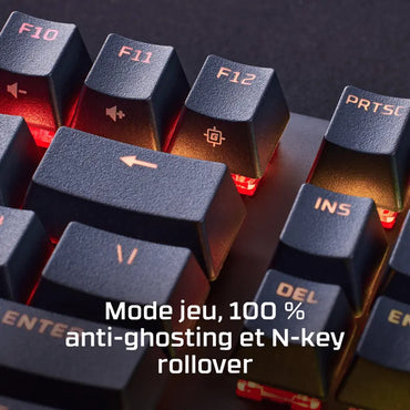 Clavier avec fil Gamer HyperX Alloy Origins PBT – Mécanique (639N3AA) Connecto.ma