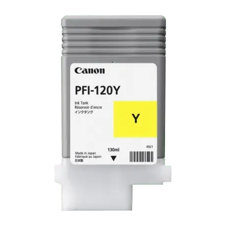 Canon PFI-120 Jaune–Cartouche d'encre Canon d'origine — Connecto.ma