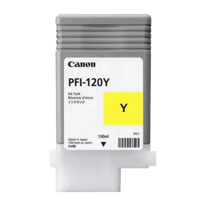 Canon PFI-120 Jaune–Cartouche d'encre Canon d'origine — Connecto.ma