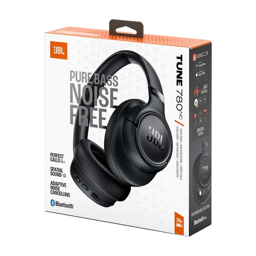 Casque Bluetooth JBL Tune 780NC Noir – Réduction de bruit ANC et 76 h d’autonomie
