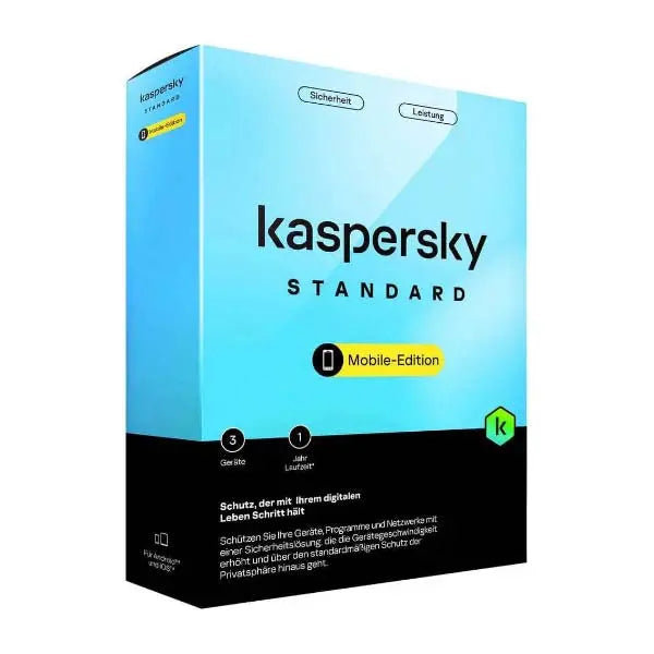 Kaspersky Standard (équivalent à Anti-Virus) – 3 Postes / 1 an — Connecto.ma
