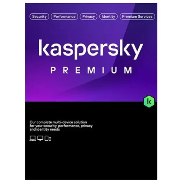 Kaspersky Premium (équivalent à Total Security) – 3 Postes / 1 an — Connecto.ma