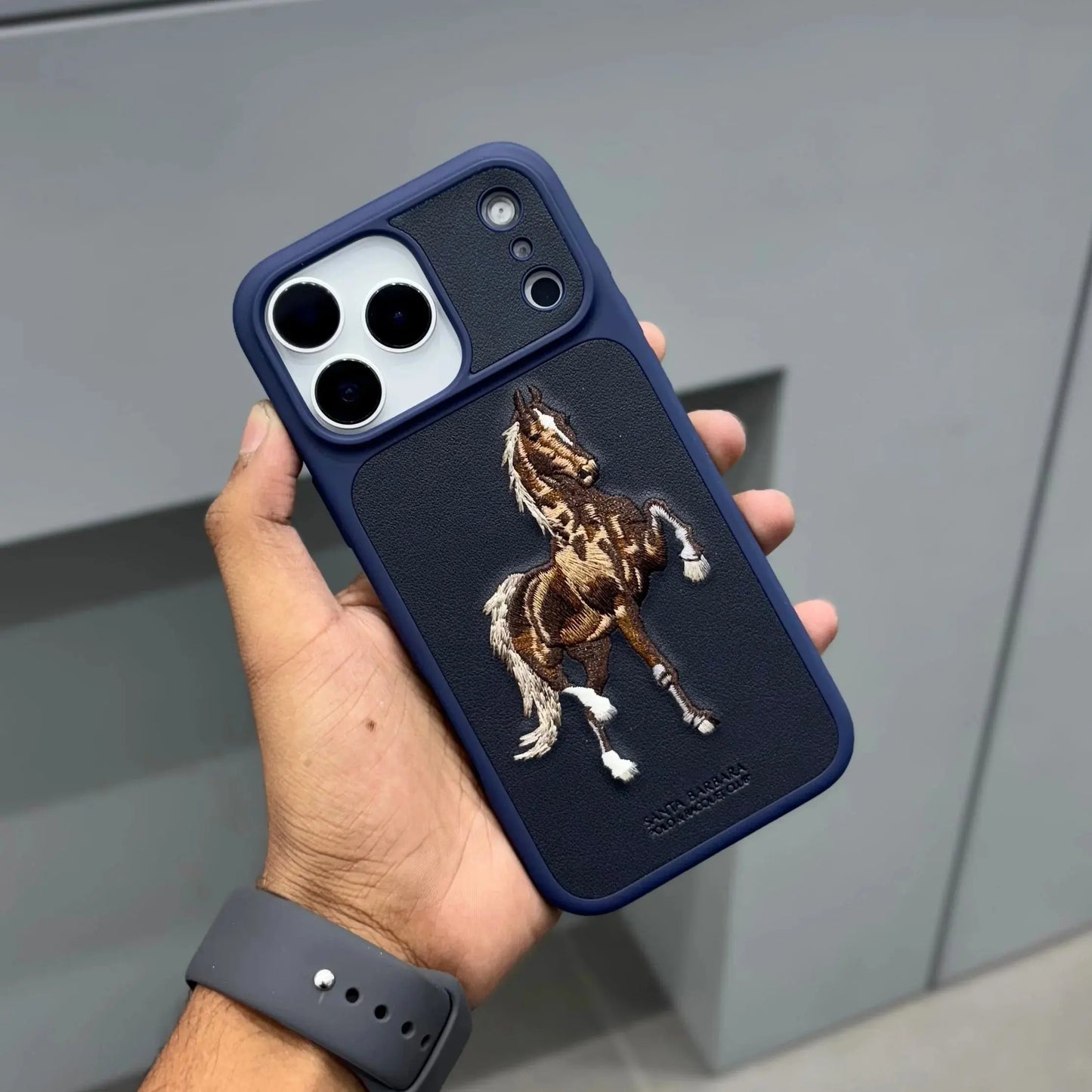 Pochette iPhone 17 Pro Original Santa Barbara Polo Racquet Club BORIS - (BLUE) - Connecto.ma