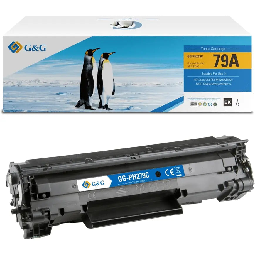 Toner Compatible – G&G – HP 79A – Noir – (CF279A-G&G) — Connecto.ma