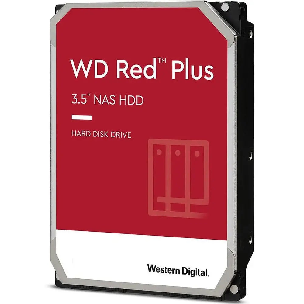 Western Digital WD Red Plus 8 To SATA 6Gb/s Cache 128 Mo -Disque dur — vue 2 — Connecto.ma