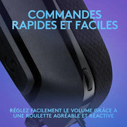 Logitech G335 – Casque Avec Fil Gamer Noir — vue 3 — Connecto.ma