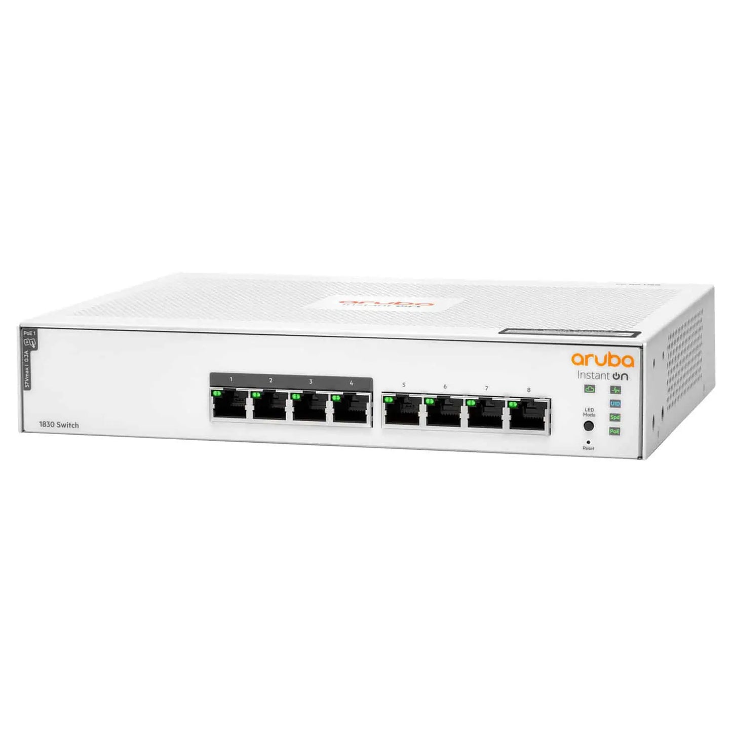 Switch Aruba Instant On 1830 8G 4p Classe 4 PoE 65 W (JL811A) Connecto.ma