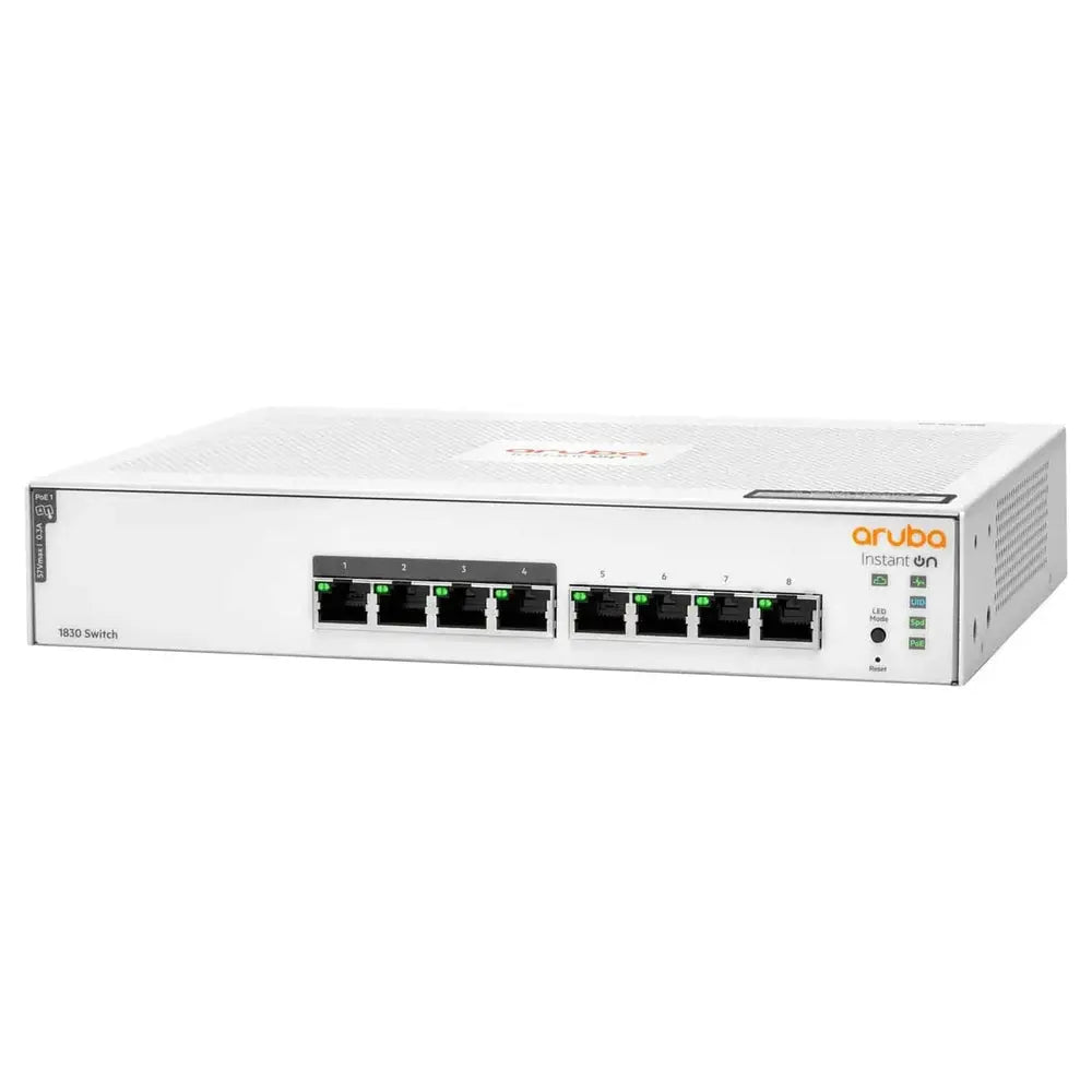 Switch Aruba Instant On 1830 8G 4p Classe 4 PoE 65 W (JL811A) ARUBAMaroc | Connecto.ma