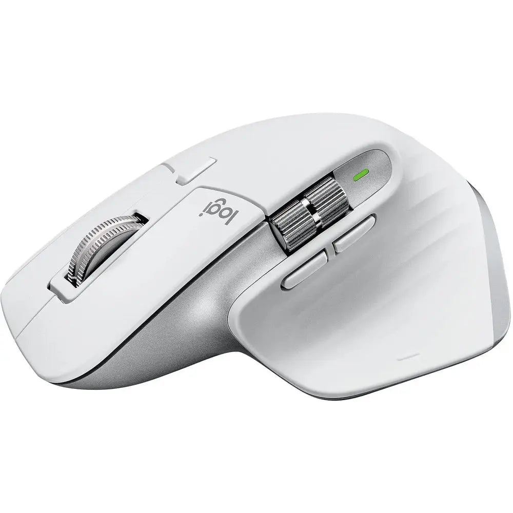 Logitech MX Master 3S for Mac–Souris Sans Fil Bluetooth Gris Pâle | Ergonomie & Productivité — vue 3 — Connecto.ma