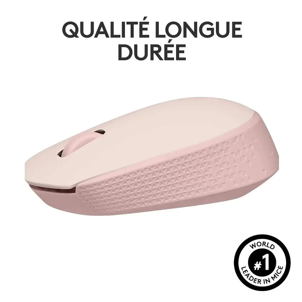 Logitech M171 Sans Fil – Rose — vue 3 — Connecto.ma