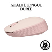 Logitech M171 Sans Fil – Rose — vue 3 — Connecto.ma