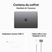 Apple Macbook Air M3 13 Pouces 2024 Gris Sideral 24 Go 512 Go Mc8M4Fn A — Apple au Maroc | Connecto.ma